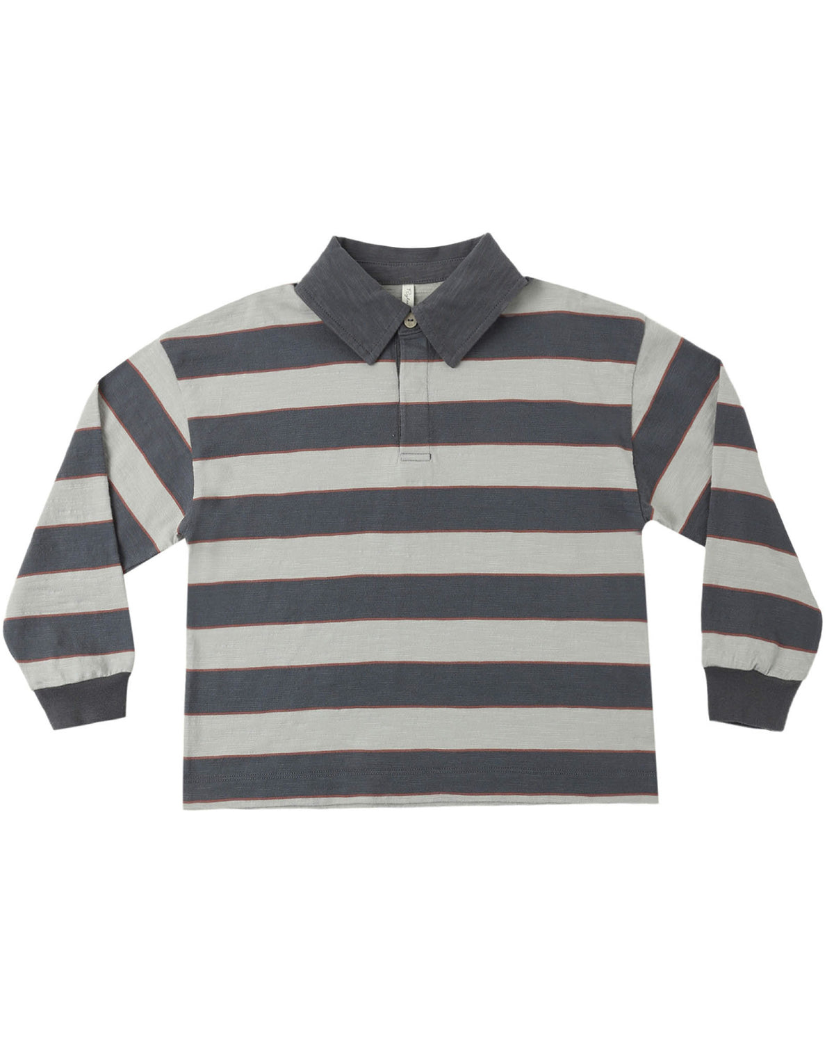 RUGBY POLO || SAGE STRIPE