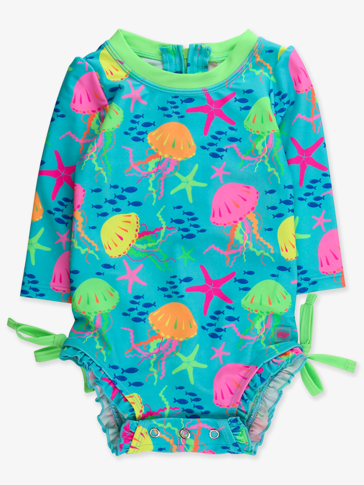 Neon Jellytime Rash Guard One Piece