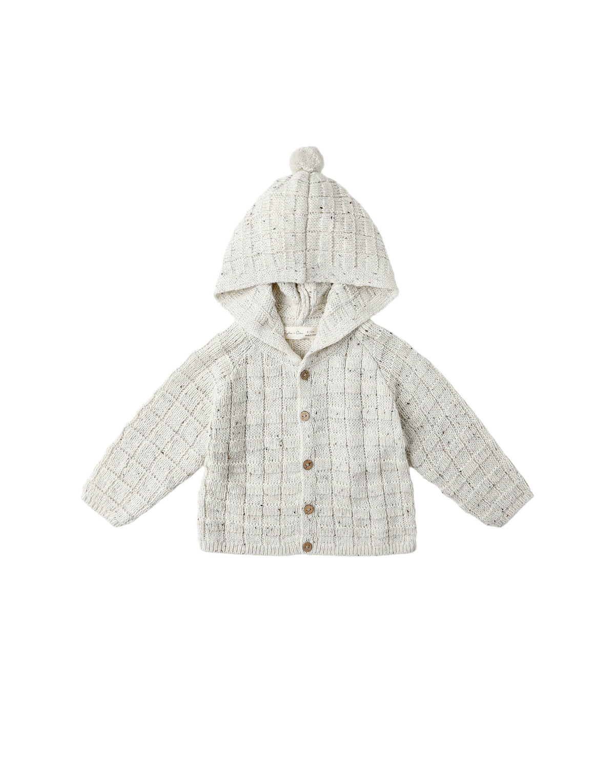 Tassel Cardigan || Oatmeal Speckle