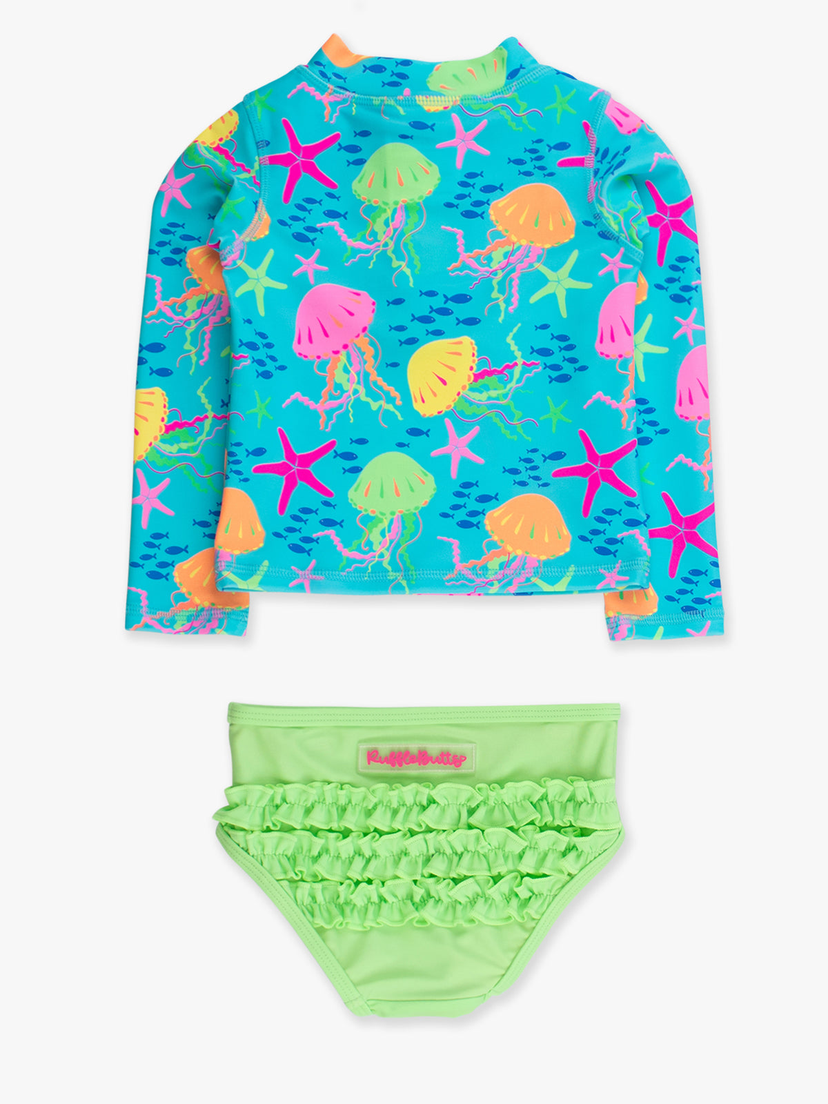 Neon Jellytime Rash Guard Two Piece