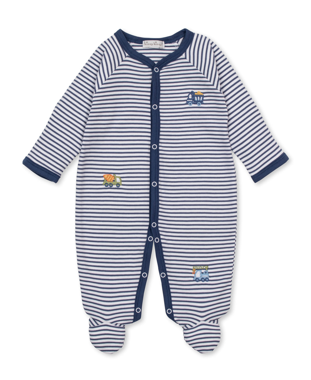 Construction Roadwork Stripe Footie
