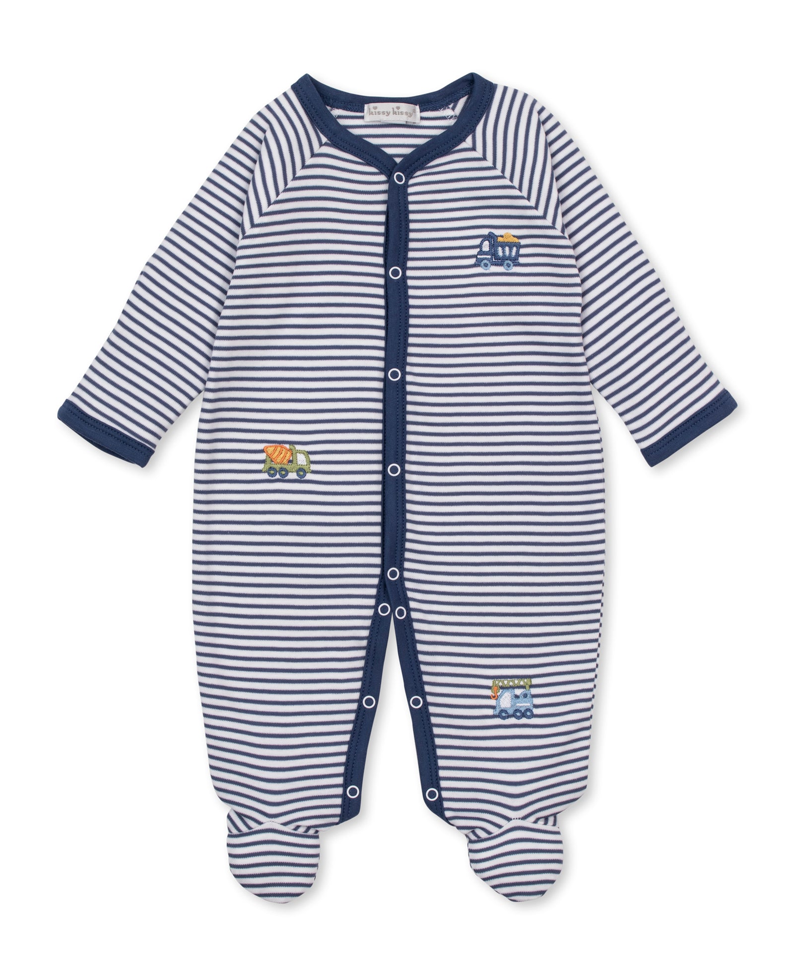 Construction Roadwork Stripe Footie