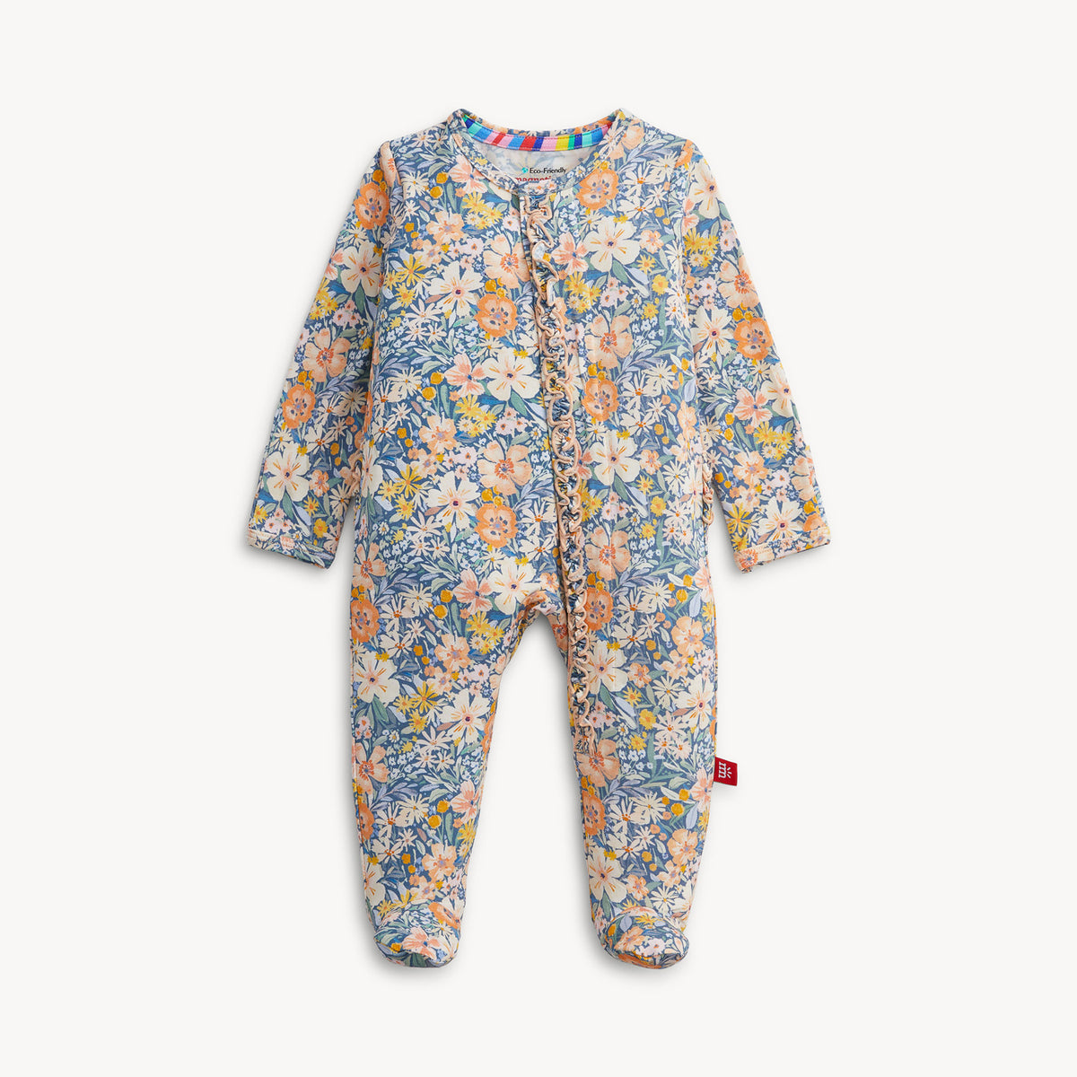 Flora Ruffle Magnetic Footie