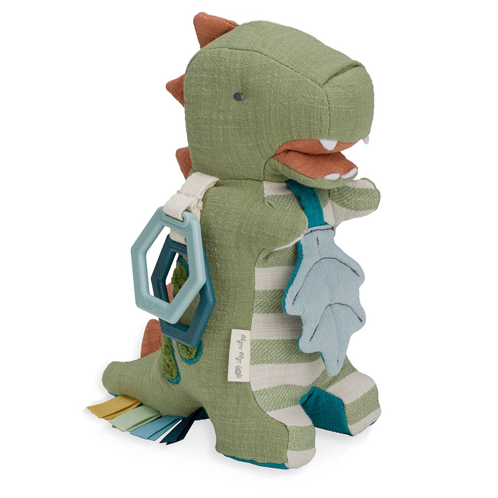 Bitzy Bespoke Link &amp; Love™ Activity Plush with Teether Toy