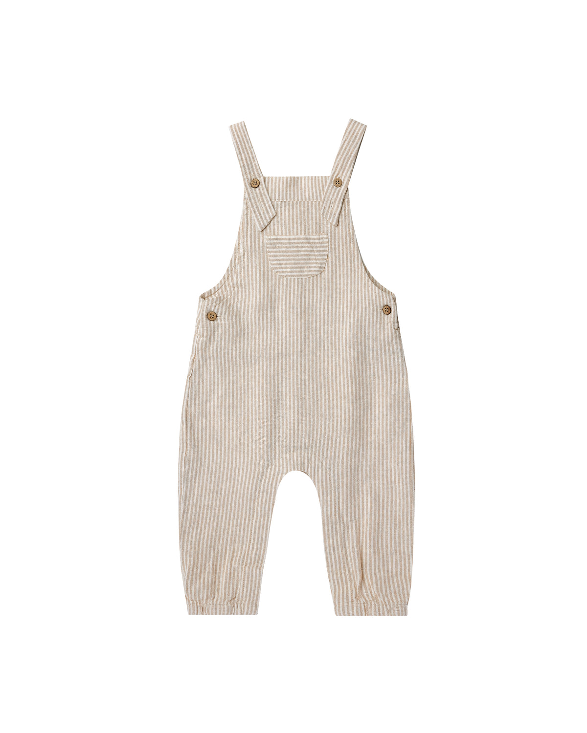 Baby Overalls || Sand Stripe
