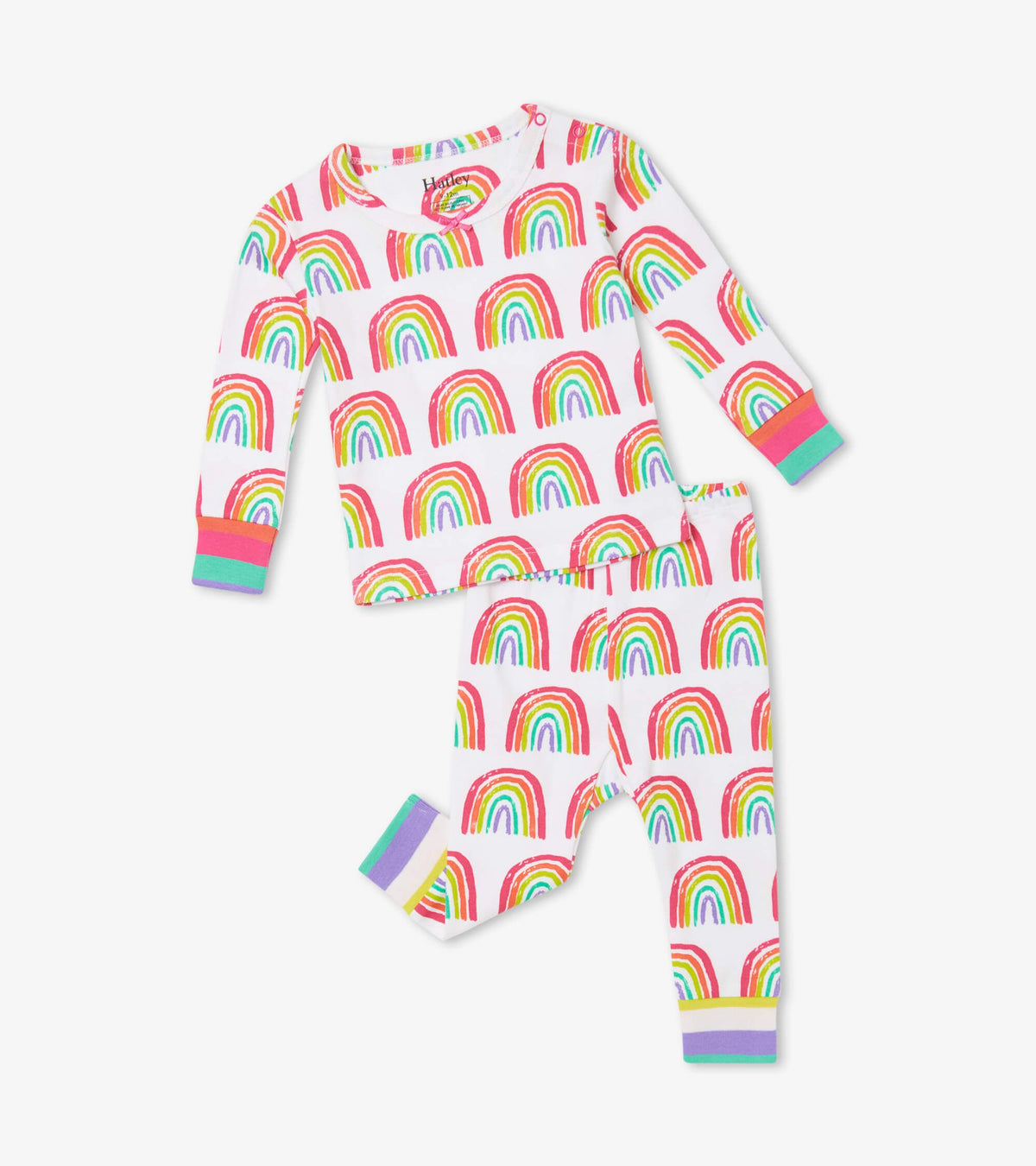 Pretty Rainbows Organic Long Sleeve PJ Set