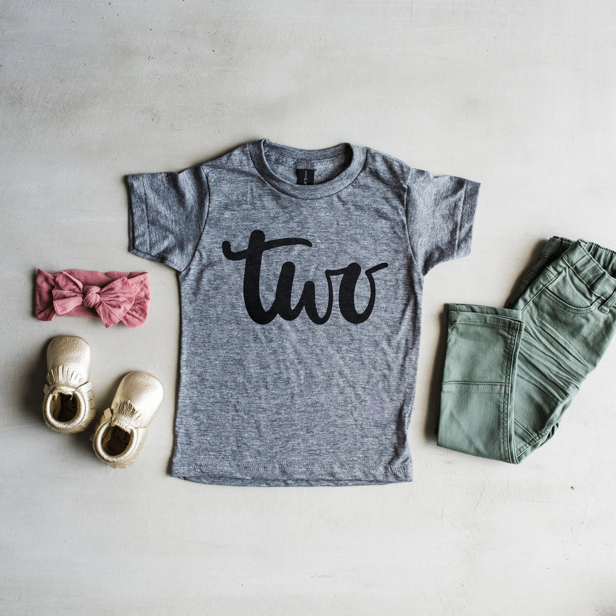 &quot;Two&quot; Birthday Shirt Kids Tee